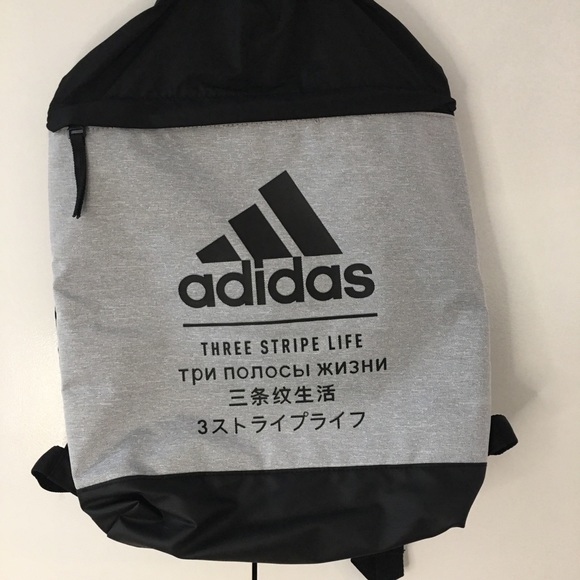 adidas Handbags - ADIDAS 3 STRIPED LIFE AMPLIFIER BLOCKED SACKPACK
